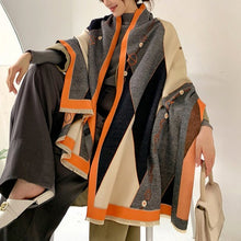 Load image into Gallery viewer, Équestre Luxury Cashmere Pashmina Shawl Scarf