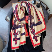 Load image into Gallery viewer, Équestre Luxury Cashmere Pashmina Shawl Scarf
