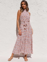 Load image into Gallery viewer, Sweet Polka Dot Halter Strapless Maxi Dress
