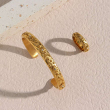 Load image into Gallery viewer, Statement Stainless Gold Plated Oriental Jewelry
