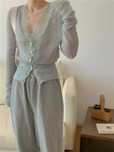 Load image into Gallery viewer, Vintage Buttoned Lace Cardigan
