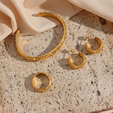 Load image into Gallery viewer, Statement Stainless Gold Plated Oriental Jewelry
