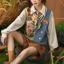 Load image into Gallery viewer, Vintage Patchwork Knit Vest
