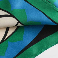Load image into Gallery viewer, Vintage Contrast Color Leaves Smock Kimono Blouse
