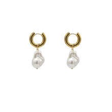 Load image into Gallery viewer, Vintage Pearls Charm Earrings
