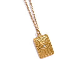 Load image into Gallery viewer, Gold Plated Charm Stainless Pendant Necklace
