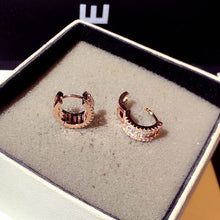 Load image into Gallery viewer, Luxury Fine Gold Zircon Crystal Earrings
