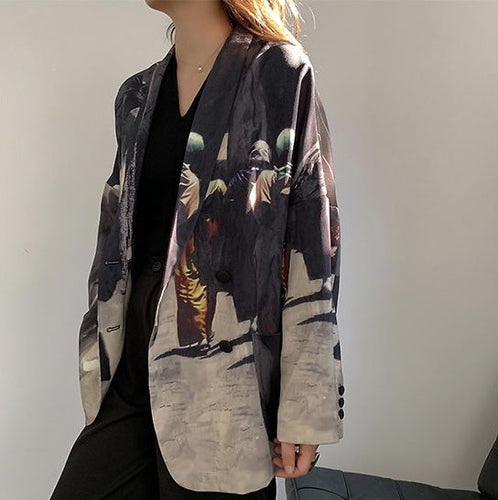 High Street Fashion Designer Oversized Blazer Jacket - Pretty Fashionation