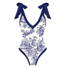 Load image into Gallery viewer, Kailani Blue Beachwear Swimsuit &amp; Cover-Up
