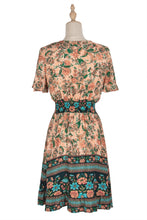Load image into Gallery viewer, V-neck Floral Print Bohemian Gypsy Dress - Pretty Fashionation
