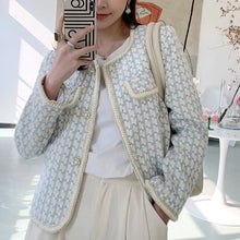 Load image into Gallery viewer, Chic Vintage French Tweed Blazer Jacket
