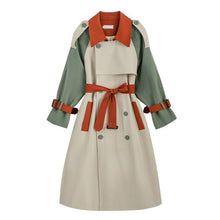 Load image into Gallery viewer, Designer Retro Vintage Trench Coat
