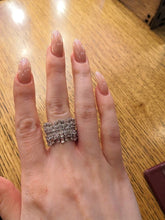 Load image into Gallery viewer, Luxury Irregular Cubic Zirconia Diamonds Ring
