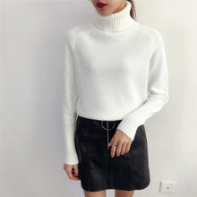 Load image into Gallery viewer, Cashmere Turtleneck Knitted Sweater - Pretty Fashionation

