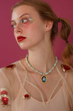 Load image into Gallery viewer, Vintage Art Baroque Pearl Statement Choker Pendant Necklace - Pretty Fashionation

