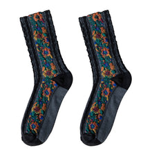 Load image into Gallery viewer, Embroidery Flower Country Socks

