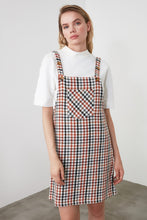 Load image into Gallery viewer, Vintage Plaid Gilet Dress - Pretty Fashionation
