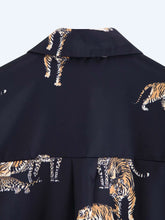 Load image into Gallery viewer, Vintage Animal Print Loose Kimono Blouse - Pretty Fashionation
