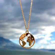 Load image into Gallery viewer, Boho Wanderlust Earth Stainless Pendant Necklace - Pretty Fashionation
