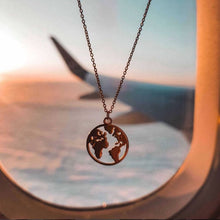 Load image into Gallery viewer, Boho Wanderlust Earth Stainless Pendant Necklace - Pretty Fashionation
