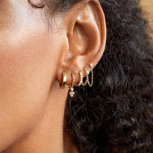 Load image into Gallery viewer, Pairs/set 2020 Rhinestone Huggie Earrings - Pretty Fashionation
