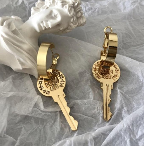 Key Drop Earrings - Pretty Fashionation