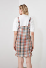 Load image into Gallery viewer, Vintage Plaid Gilet Dress - Pretty Fashionation
