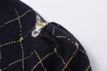 Load image into Gallery viewer, Rabbit Argyle Plaid Jacquard Knit Cardigan - Pretty Fashionation
