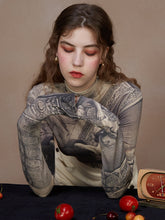 Load image into Gallery viewer, Gothic Artsy Renaissance Painting Skin Top - Pretty Fashionation
