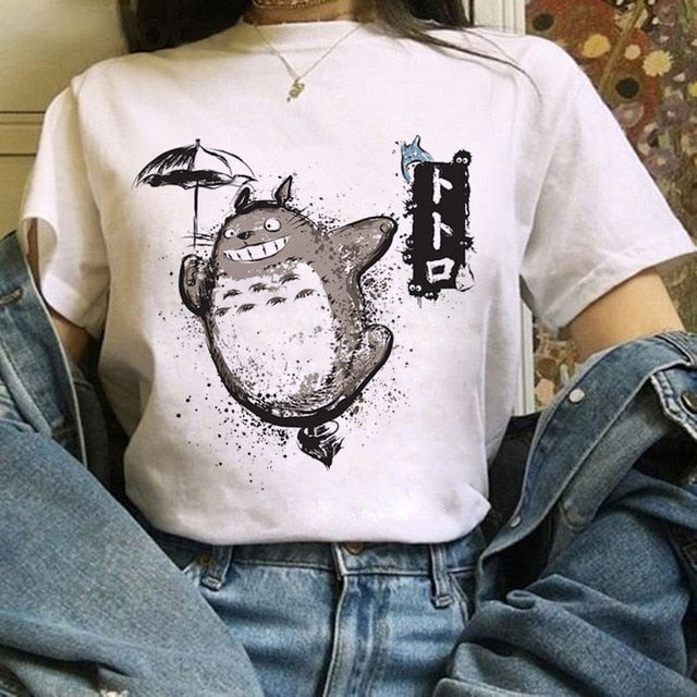 Studio Ghibli Anime Harajuku Kawaii Oversized T-Shirt