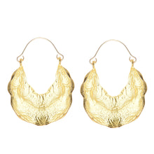 Load image into Gallery viewer, Irregular Gold and Silver Statement Earrings
