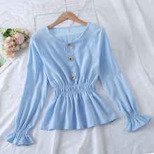 Load image into Gallery viewer, Lolita Bell Sleeve Ruffled Blouse | 8 Colors - Pretty Fashionation
