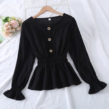 Load image into Gallery viewer, Lolita Bell Sleeve Ruffled Blouse | 8 Colors - Pretty Fashionation
