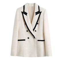 Load image into Gallery viewer, Vintage Chic Tweed Blazer Jacket
