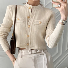 Load image into Gallery viewer, Chic Vintage Knitted Sweater Cardigan
