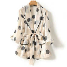 Load image into Gallery viewer, High Quality Polka Dot Organza Suit Blazer Jacket
