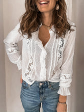 Load image into Gallery viewer, Vintage Hollow Out Romantic Lace Blouse
