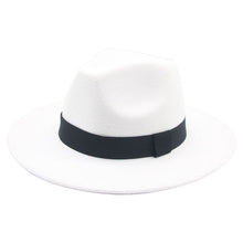 Load image into Gallery viewer, Panama Fedora Wide Brim Ribbon Band Hat | +20 Colours

