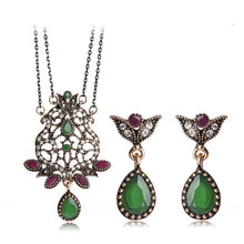 Load image into Gallery viewer, Vintage Turco Antique Pendant Jewelry Set - Pretty Fashionation
